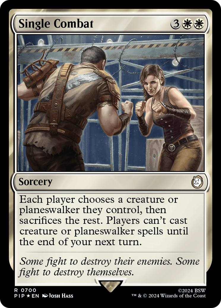 Single Combat (Surge Foil) [Fallout] | L.A. Mood Comics and Games