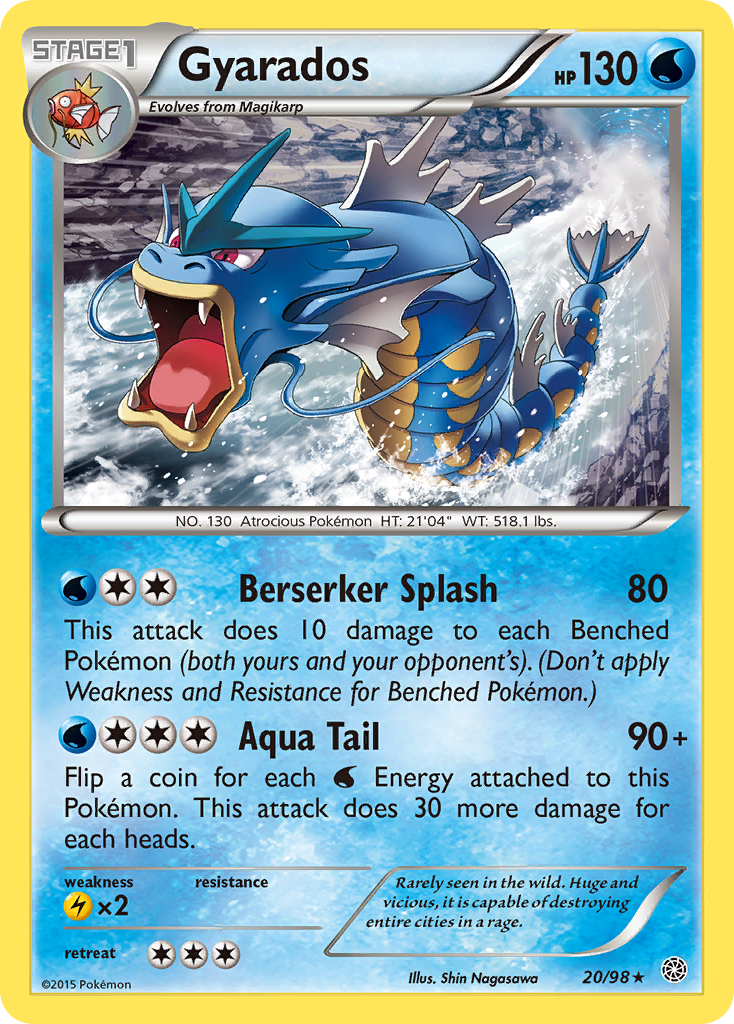 Gyarados (20/98) [XY: Ancient Origins] | L.A. Mood Comics and Games