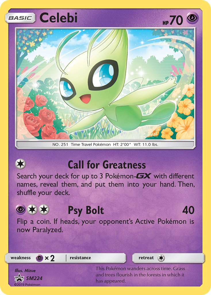 Celebi (SM224) [Sun & Moon: Black Star Promos] | L.A. Mood Comics and Games