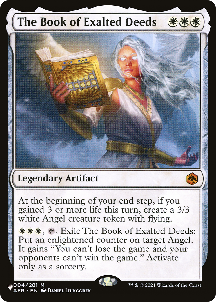 The Book of Exalted Deeds [Secret Lair: Angels] | L.A. Mood Comics and Games