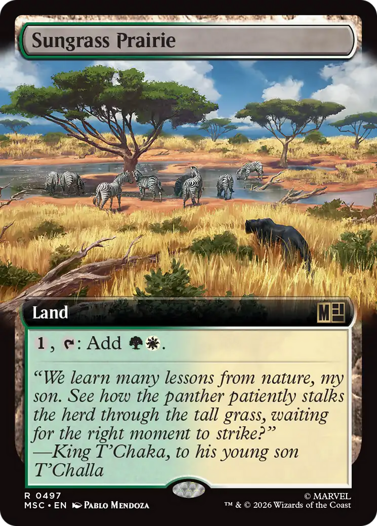Sungrass Prairie (Extended Art) [Marvel Super Heroes Commander] | L.A. Mood Comics and Games