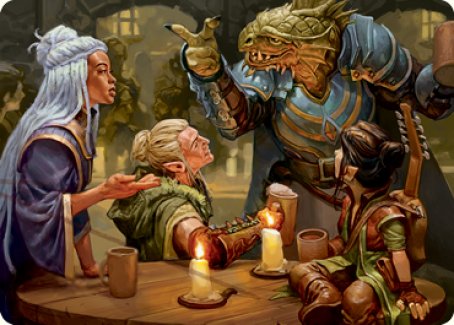 You Meet in a Tavern Art Card [Dungeons & Dragons: Adventures in the Forgotten Realms Art Series] | L.A. Mood Comics and Games