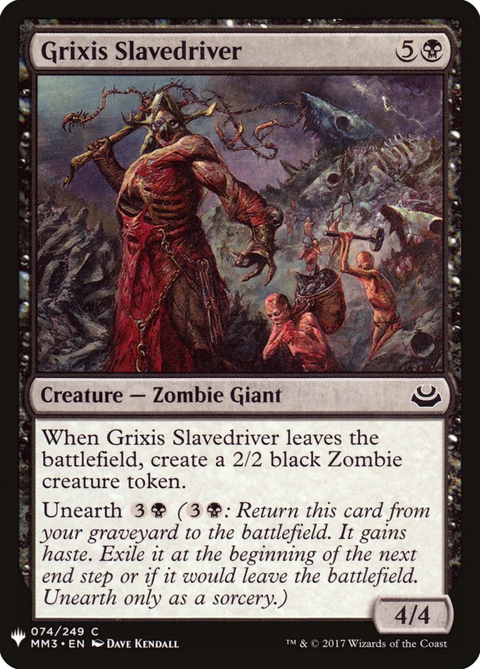 Grixis Slavedriver [Mystery Booster] | L.A. Mood Comics and Games