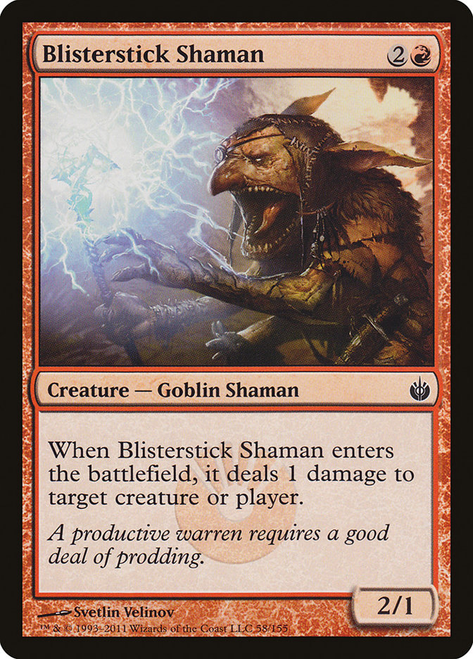 Blisterstick Shaman [Mirrodin Besieged] | L.A. Mood Comics and Games