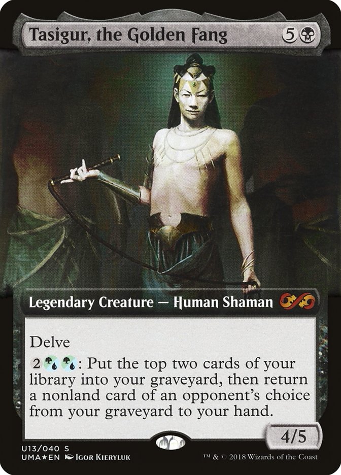 Tasigur, the Golden Fang (Topper) [Ultimate Masters Box Topper] | L.A. Mood Comics and Games