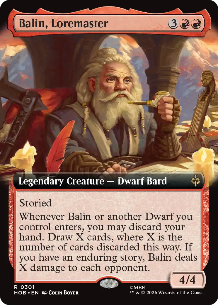 Balin, Loremaster (Extended Art) [The Hobbit] | L.A. Mood Comics and Games