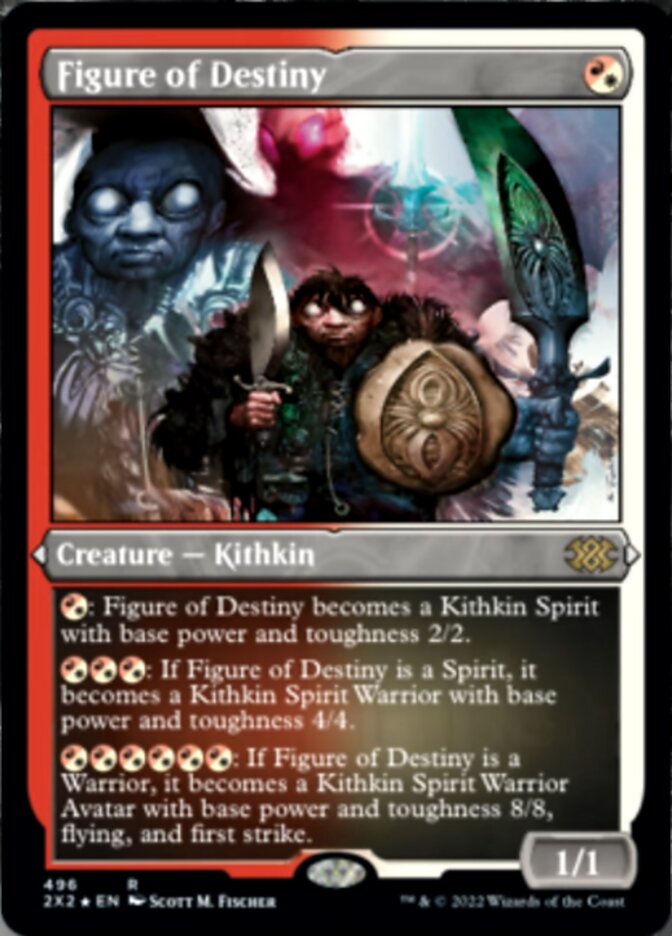 Figure of Destiny (Foil Etched) [Double Masters 2022] | L.A. Mood Comics and Games