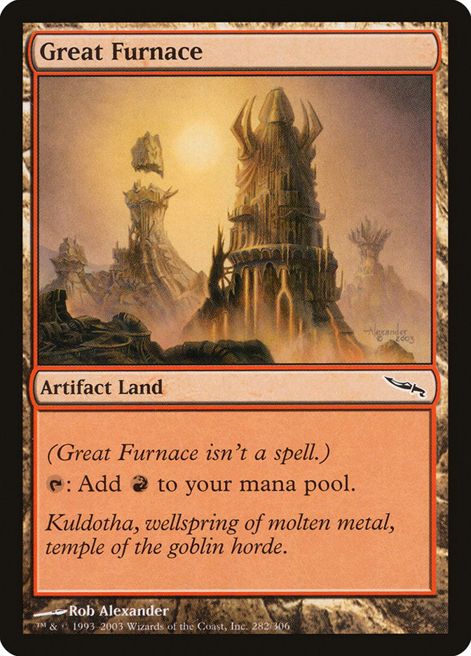 Great Furnace [Mirrodin] | L.A. Mood Comics and Games