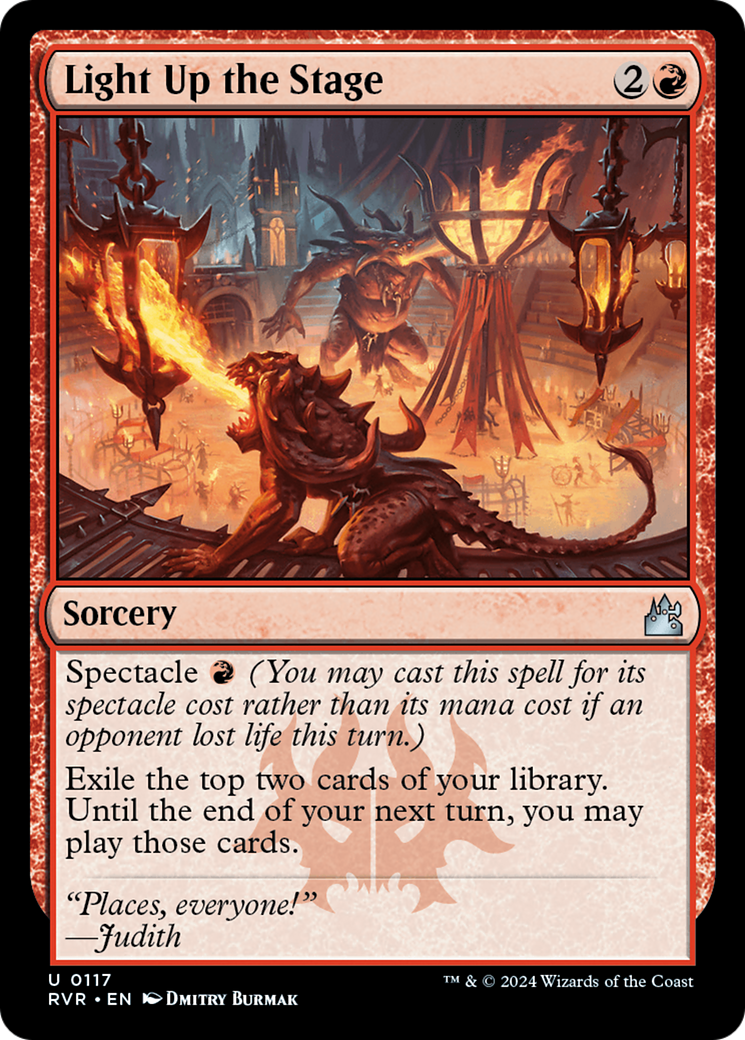 Light Up the Stage [Ravnica Remastered] | L.A. Mood Comics and Games