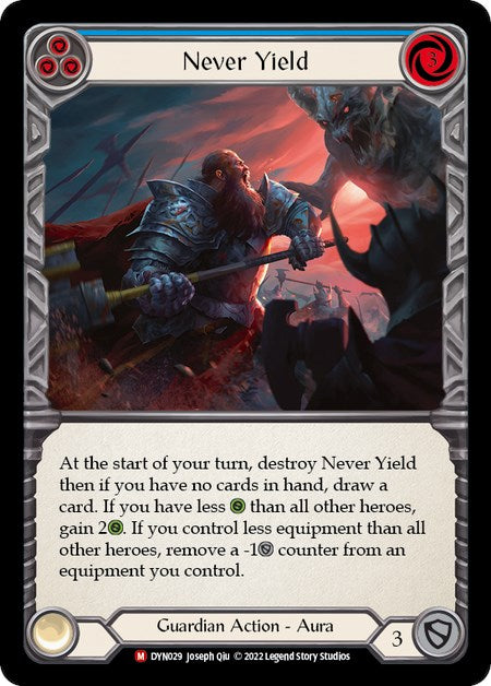 Never Yield [DYN029] (Dynasty) | L.A. Mood Comics and Games