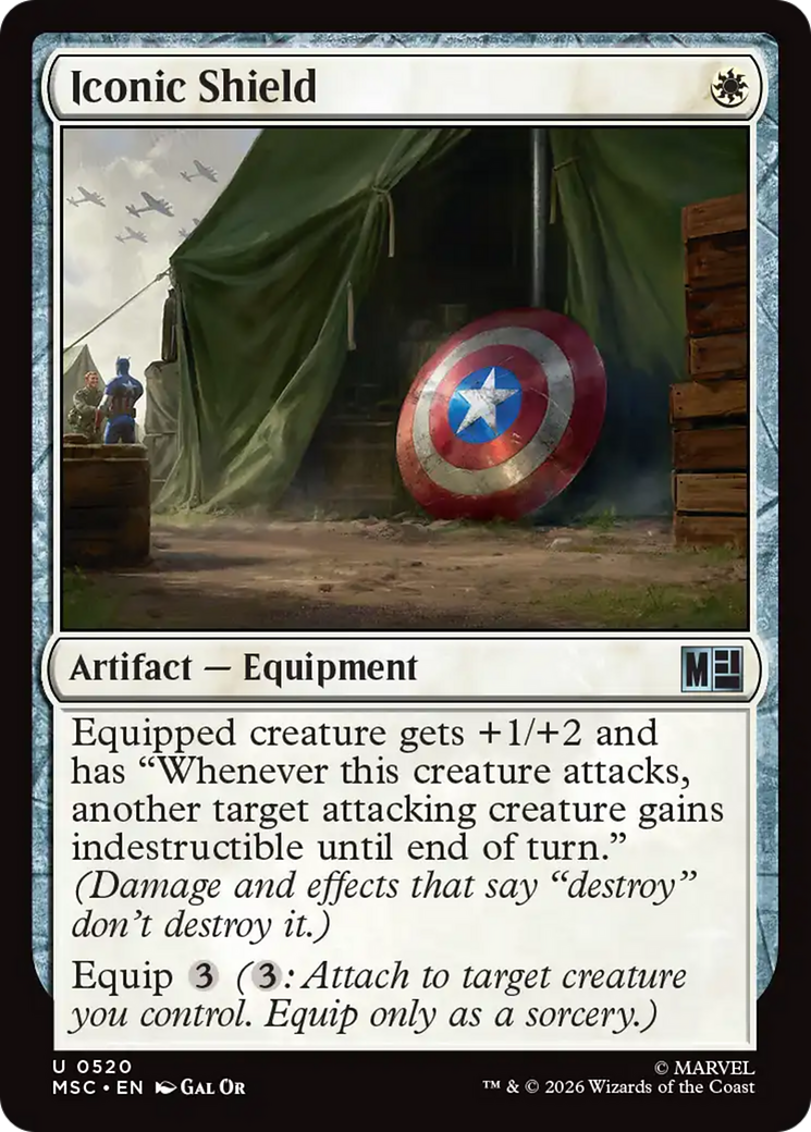 Iconic Shield [Marvel Super Heroes Commander] | L.A. Mood Comics and Games
