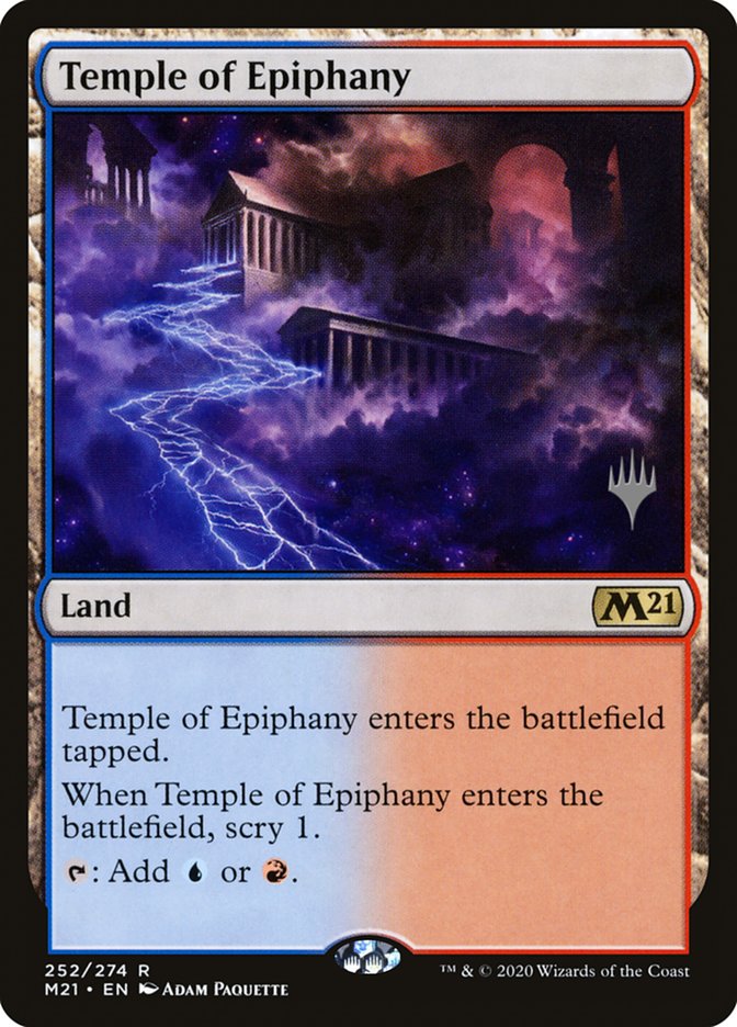 Temple of Epiphany (Promo Pack) [Core Set 2021 Promos] | L.A. Mood Comics and Games
