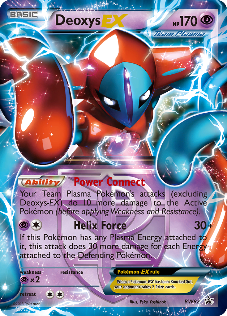Deoxys EX (BW82) [Black & White: Black Star Promos] | L.A. Mood Comics and Games