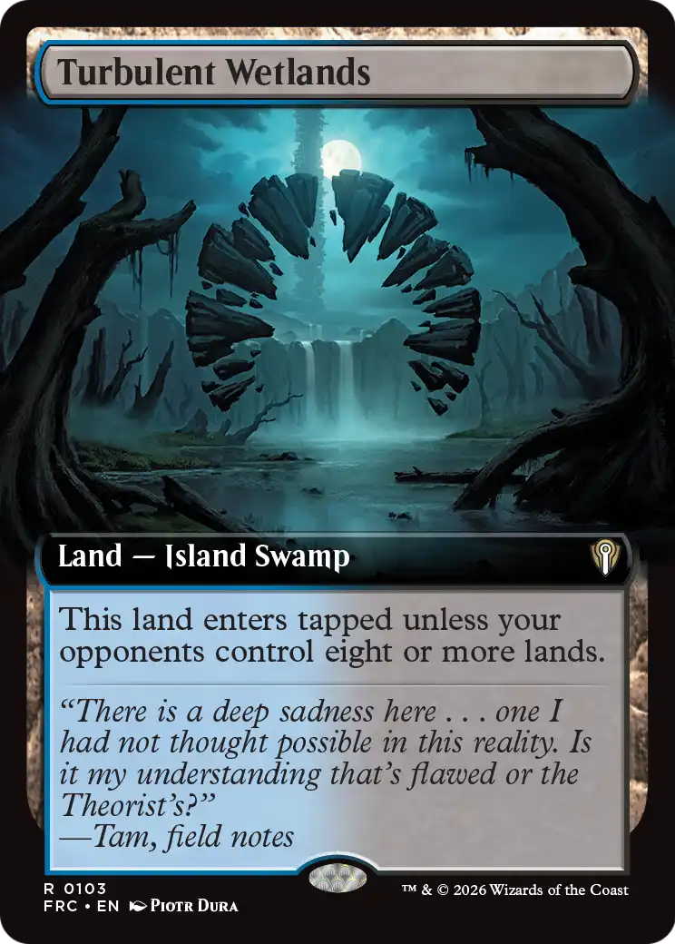 Turbulent Wetlands (Extended Art) [Reality Fracture Commander] | L.A. Mood Comics and Games