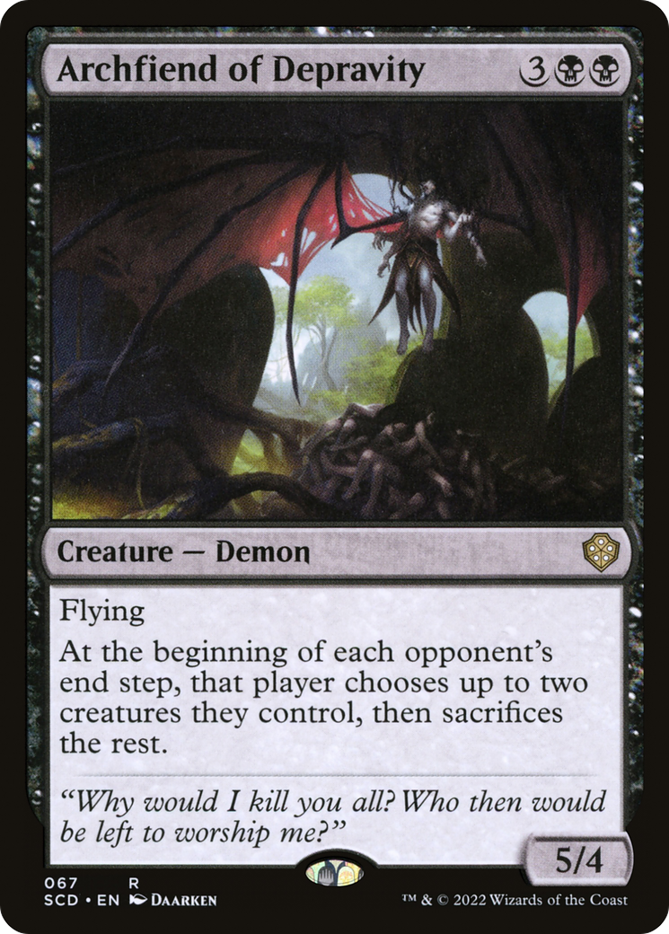Archfiend of Depravity [Starter Commander Decks] | L.A. Mood Comics and Games