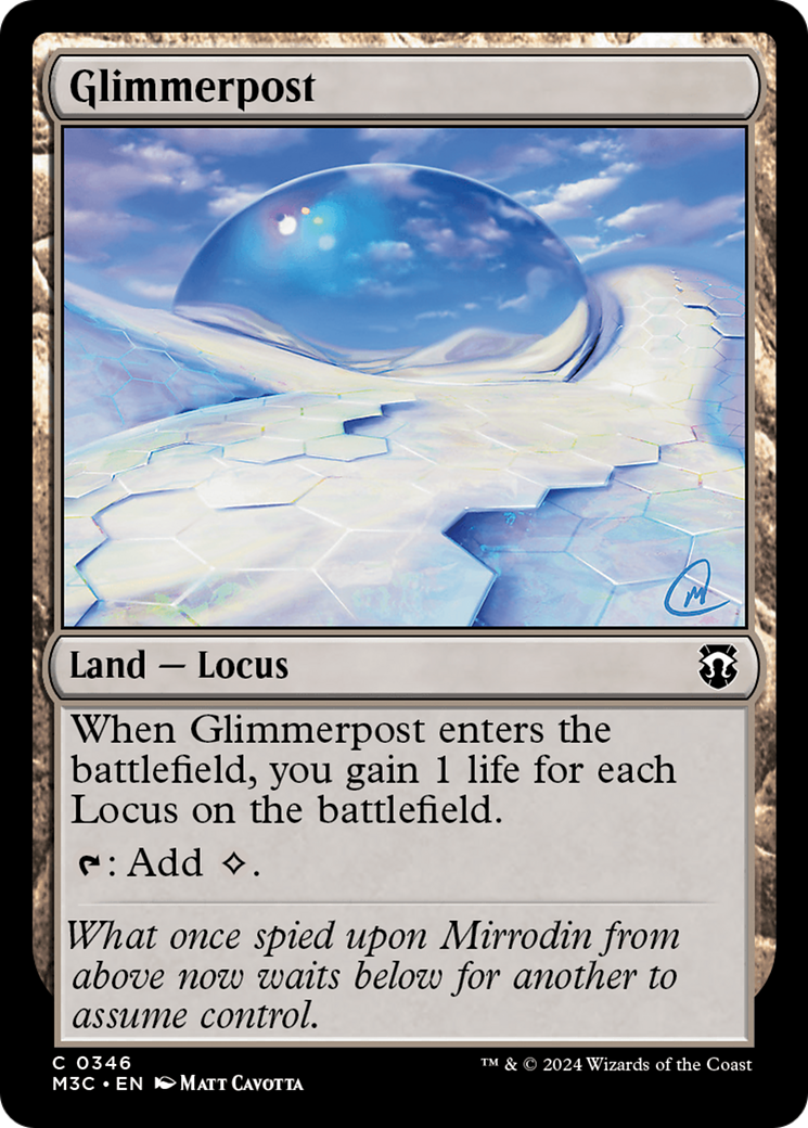 Glimmerpost (Ripple Foil) [Modern Horizons 3 Commander] | L.A. Mood Comics and Games