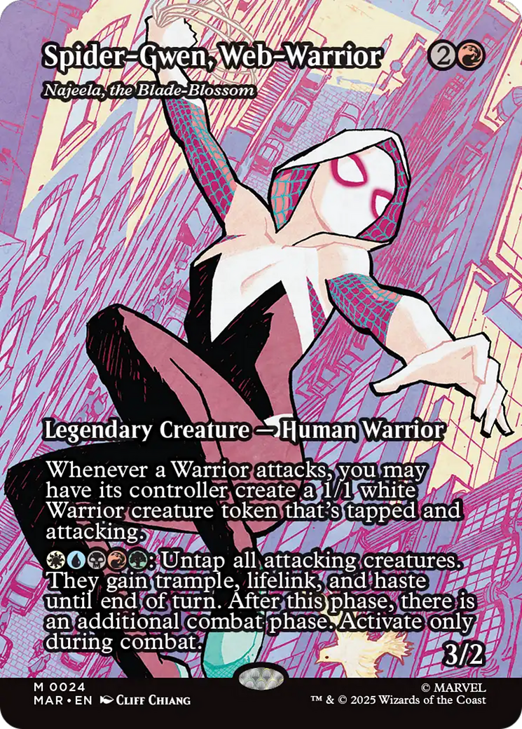 Spider-Gwen, Web-Warrior - Najeela, the Blade-Blossom [Marvel Universe: Eternal-Legal] | L.A. Mood Comics and Games