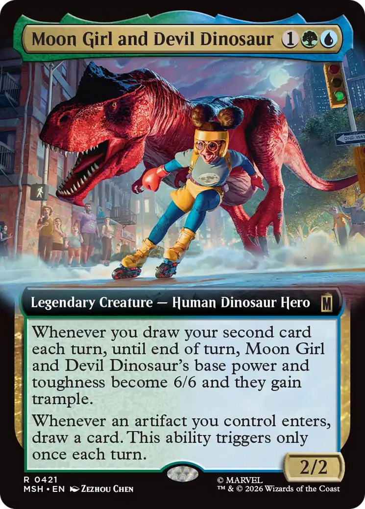 Moon Girl and Devil Dinosaur (Extended Art) [Marvel Super Heroes] | L.A. Mood Comics and Games
