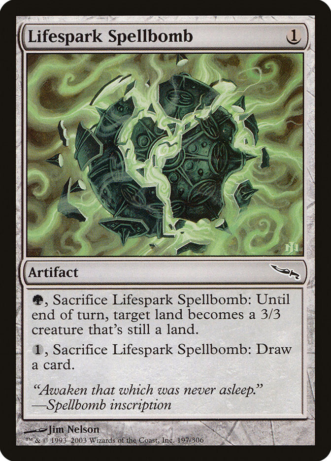 Lifespark Spellbomb [Mirrodin] | L.A. Mood Comics and Games