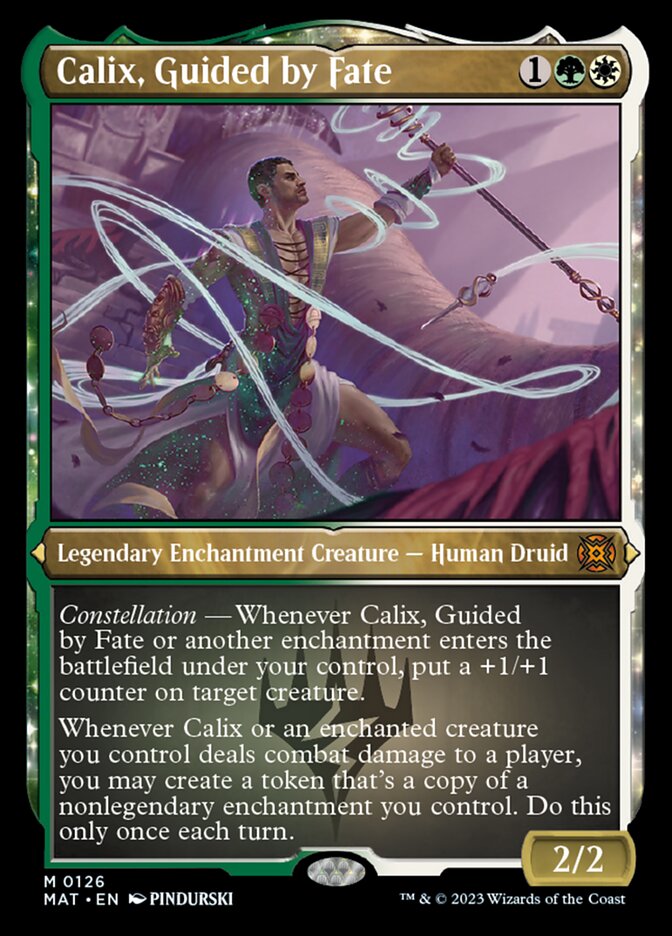 Calix, Guided by Fate (Foil Etched) [March of the Machine: The Aftermath] | L.A. Mood Comics and Games