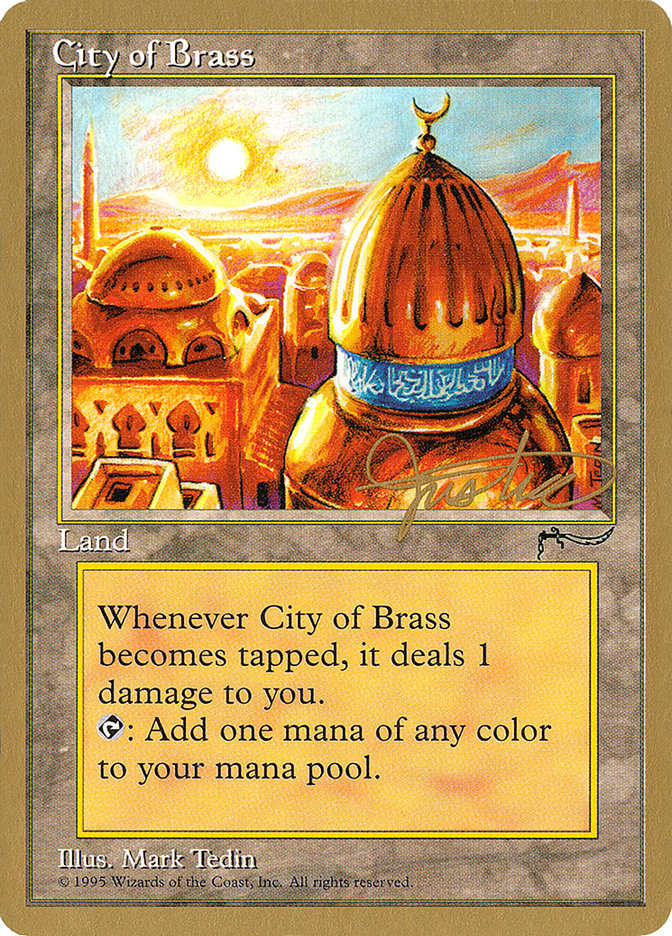 City of Brass (Mark Justice) [Pro Tour Collector Set] | L.A. Mood Comics and Games