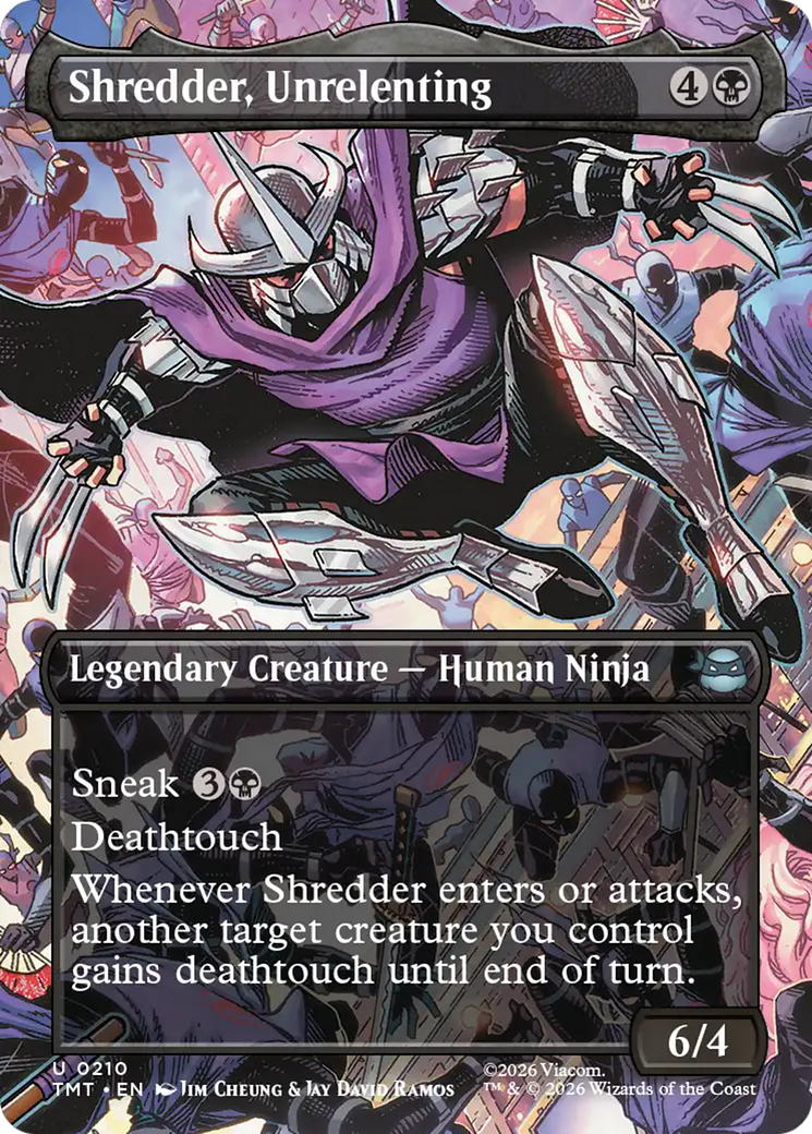 Shredder, Unrelenting (Borderless) [Teenage Mutant Ninja Turtles] | L.A. Mood Comics and Games