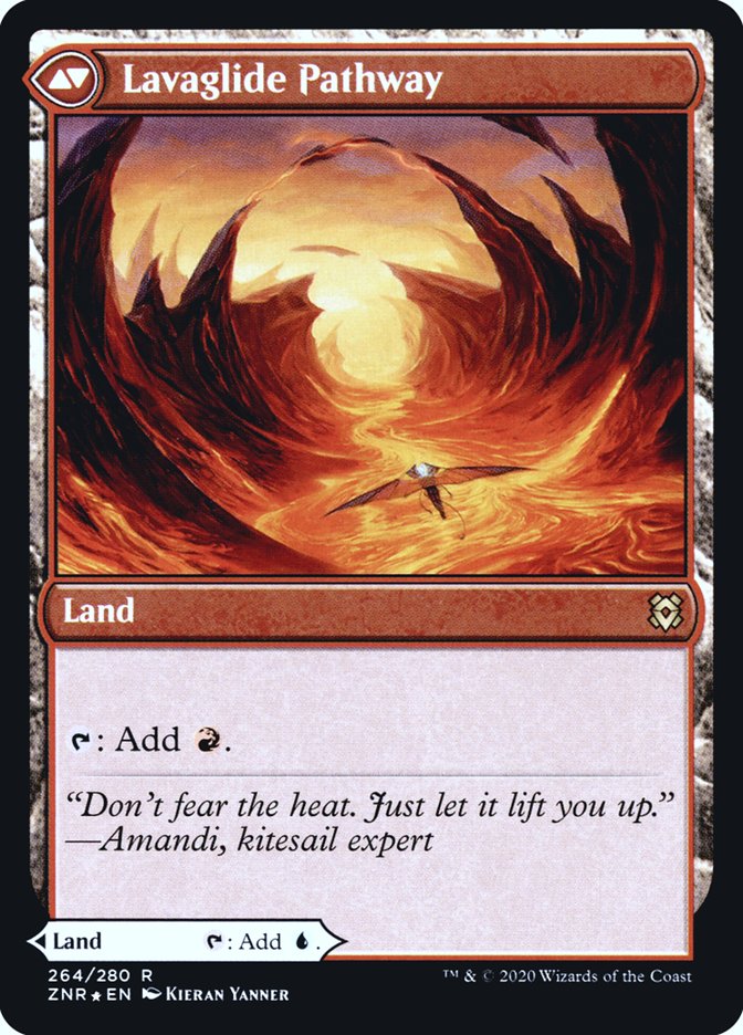 Riverglide Pathway // Lavaglide Pathway [Zendikar Rising Prerelease Promos] | L.A. Mood Comics and Games