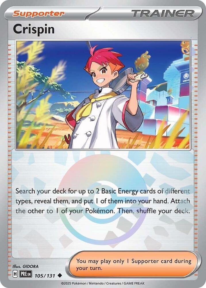 Crispin (105/131) (Poke Ball Pattern) [Scarlet & Violet: Prismatic Evolutions] | L.A. Mood Comics and Games