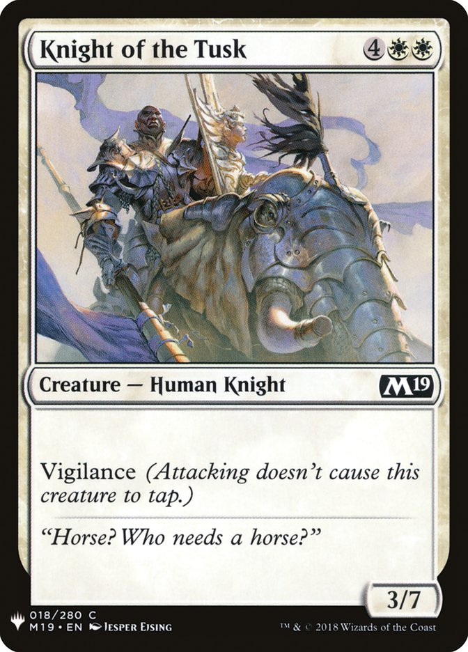 Knight of the Tusk [Mystery Booster] | L.A. Mood Comics and Games