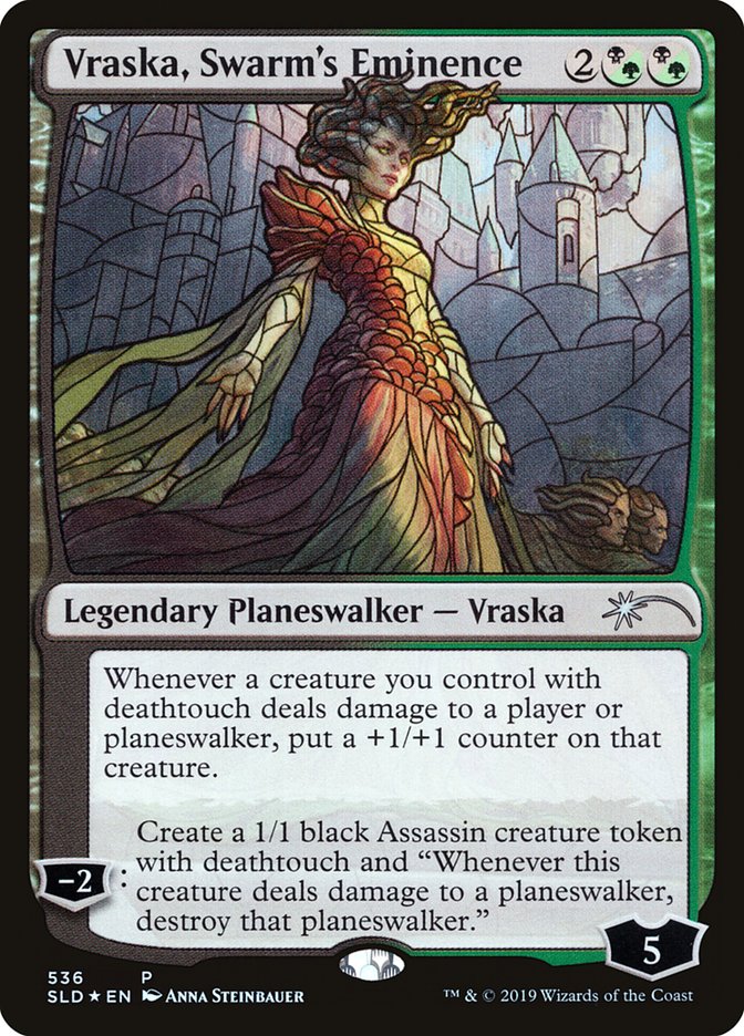 Vraska, Swarm's Eminence (Stained Glass) [Secret Lair Drop Promos] | L.A. Mood Comics and Games