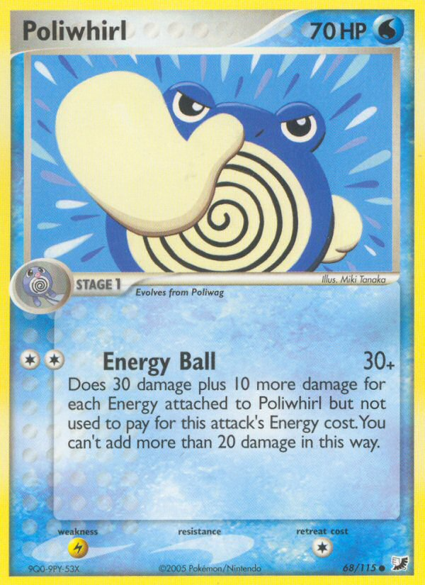 Poliwhirl (68/115) [EX: Unseen Forces] | L.A. Mood Comics and Games