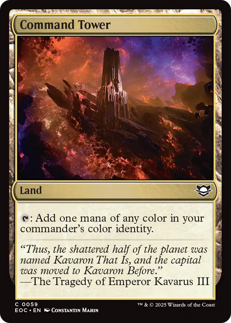 Command Tower [Edge of Eternities Commander] | L.A. Mood Comics and Games