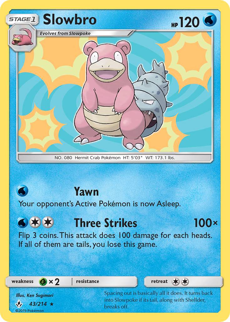 Slowbro (43/214) [Sun & Moon: Unbroken Bonds] | L.A. Mood Comics and Games