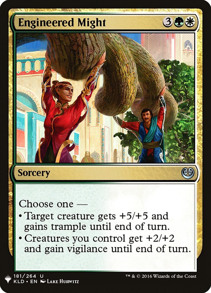 Engineered Might [Mystery Booster] | L.A. Mood Comics and Games