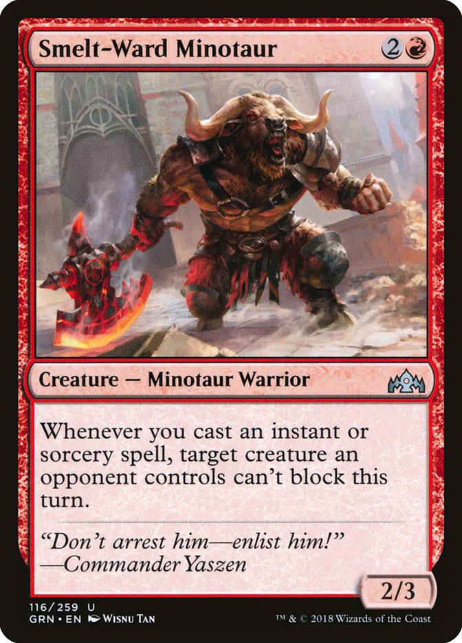 Smelt-Ward Minotaur [Guilds of Ravnica] | L.A. Mood Comics and Games