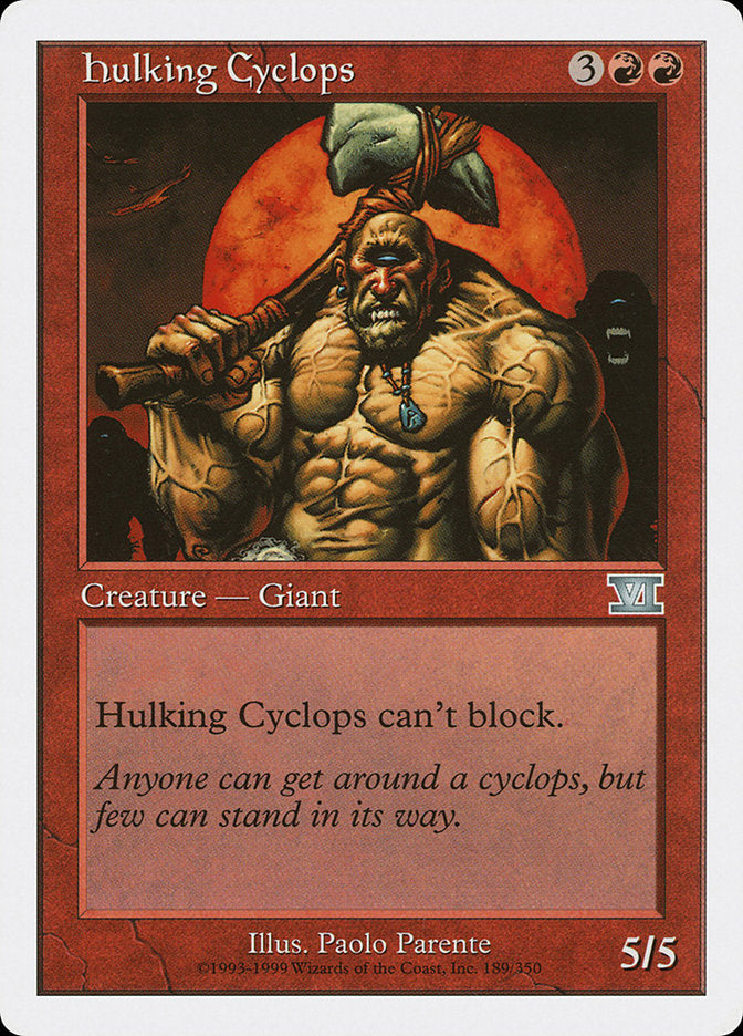 Hulking Cyclops [Classic Sixth Edition] | L.A. Mood Comics and Games