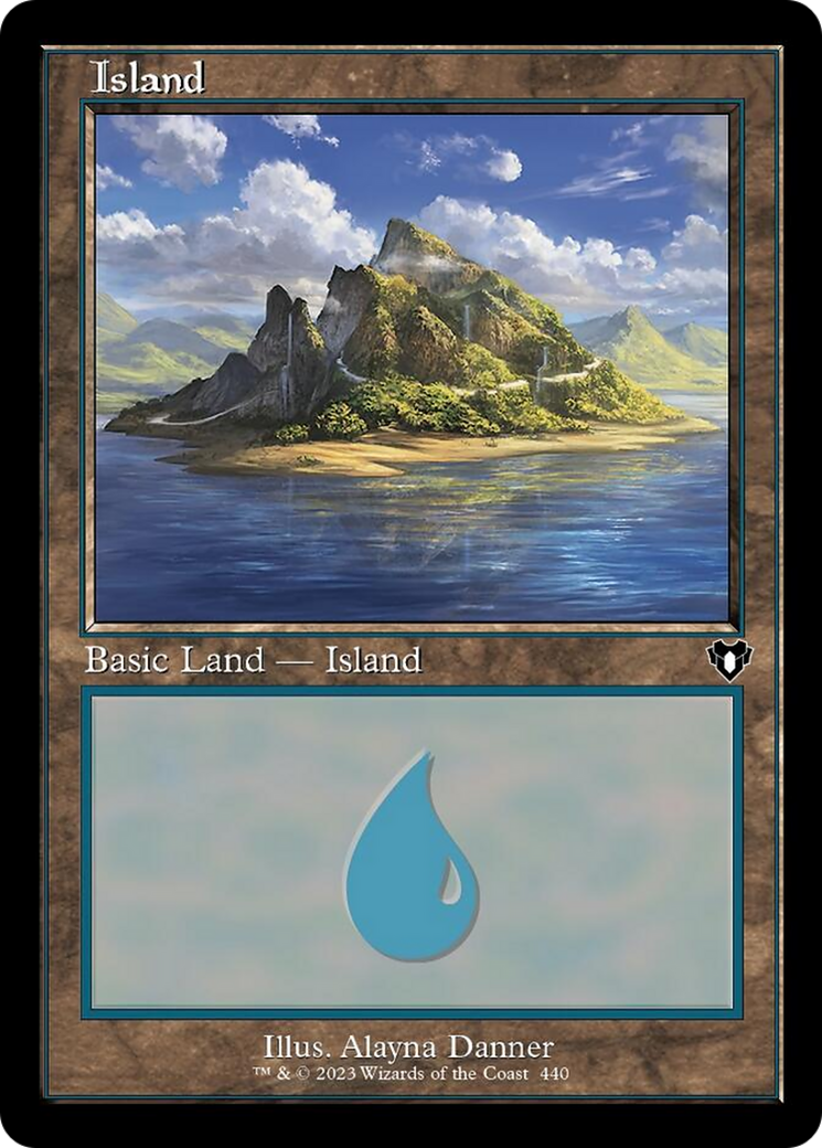 Island (440) (Retro) [Commander Masters] | L.A. Mood Comics and Games