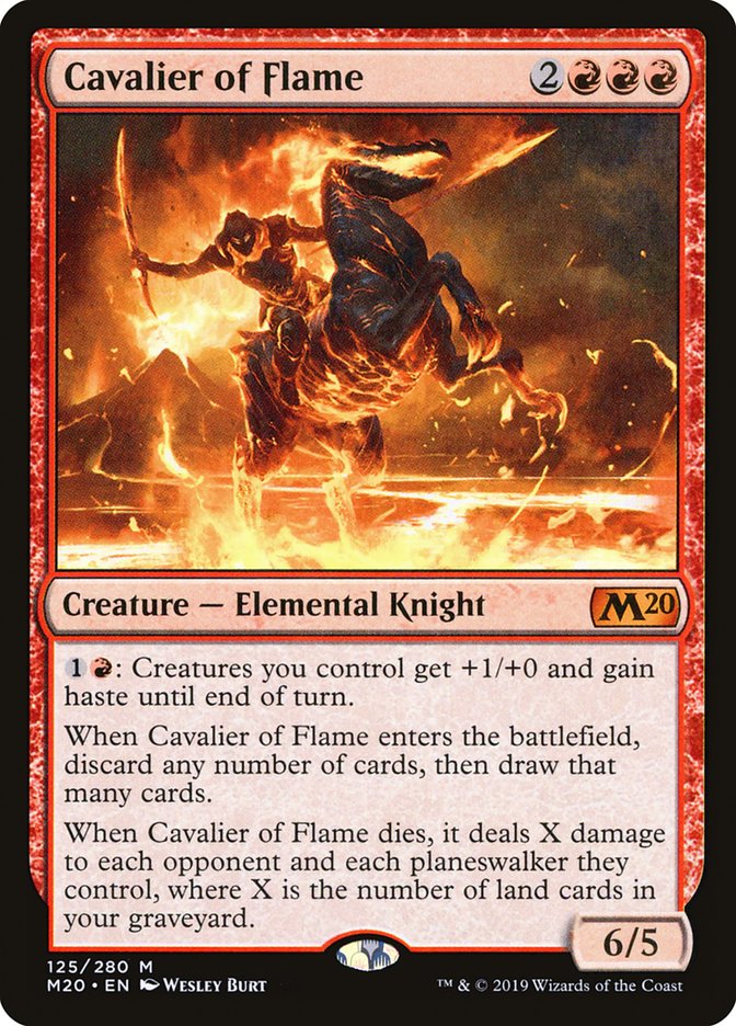 Cavalier of Flame [Core Set 2020] | L.A. Mood Comics and Games