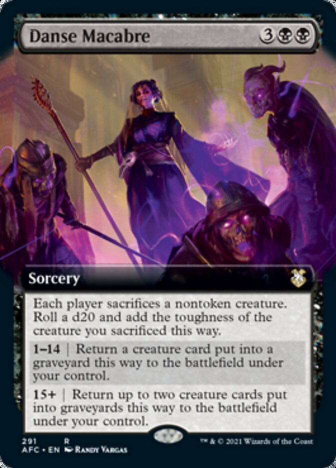 Danse Macabre (Extended Art) [Dungeons & Dragons: Adventures in the Forgotten Realms Commander] | L.A. Mood Comics and Games