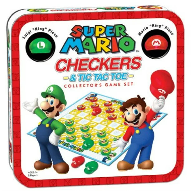 Super Mario Checkers and Tic-Tac-Toe | L.A. Mood Comics and Games