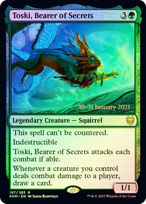Toski, Bearer of Secrets [Kaldheim Prerelease Promos] | L.A. Mood Comics and Games