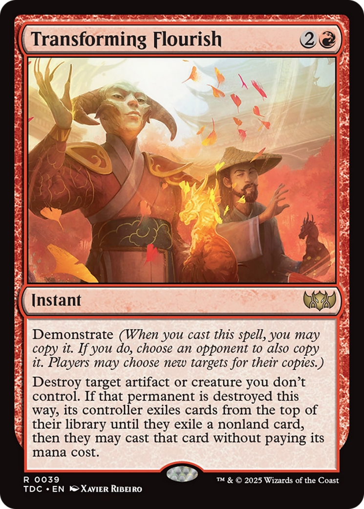 Transforming Flourish [Tarkir: Dragonstorm Commander] | L.A. Mood Comics and Games