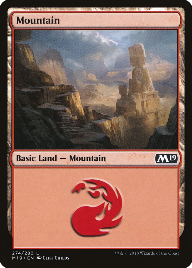 Mountain (274) [Core Set 2019] | L.A. Mood Comics and Games