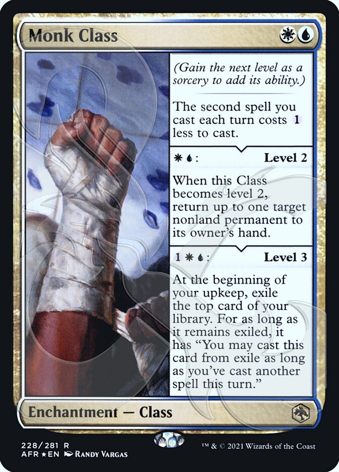 Monk Class (Ampersand Promo) [Dungeons & Dragons: Adventures in the Forgotten Realms Promos] | L.A. Mood Comics and Games