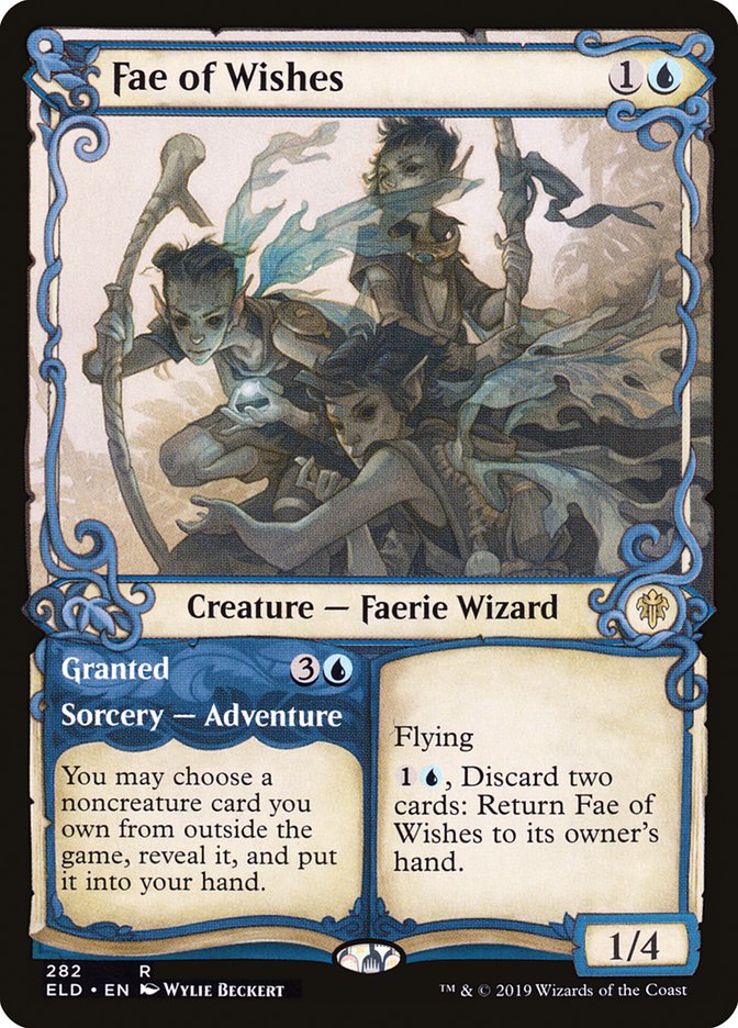 Fae of Wishes // Granted (Showcase) [Throne of Eldraine] | L.A. Mood Comics and Games
