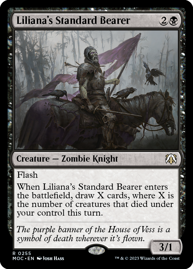Liliana's Standard Bearer [March of the Machine Commander] | L.A. Mood Comics and Games