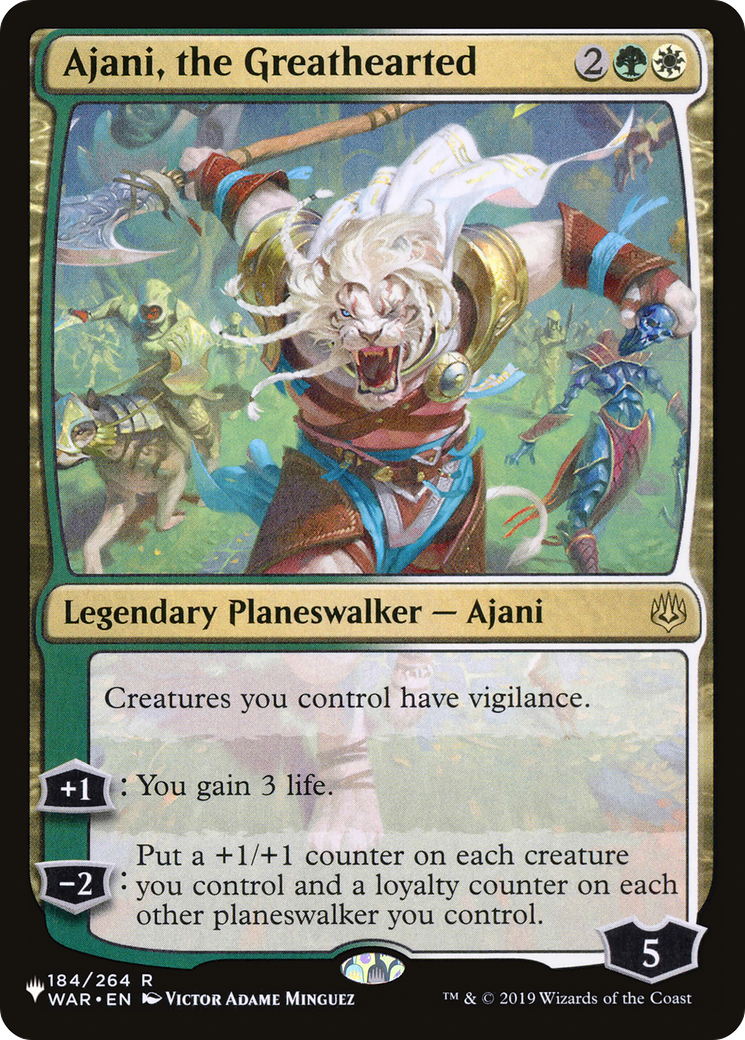 Ajani, the Greathearted [The List Reprints] | L.A. Mood Comics and Games