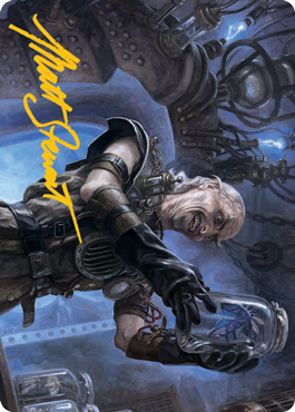 Delver of Secrets Art Card (Gold-Stamped Signature) [Innistrad: Midnight Hunt Art Series] | L.A. Mood Comics and Games
