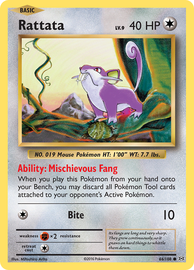 Rattata (66/108) [XY: Evolutions] | L.A. Mood Comics and Games