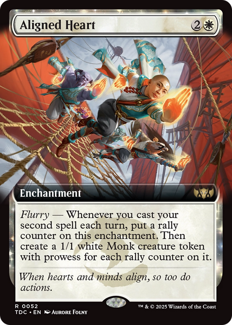Aligned Heart (Extended Art) [Tarkir: Dragonstorm Commander] | L.A. Mood Comics and Games